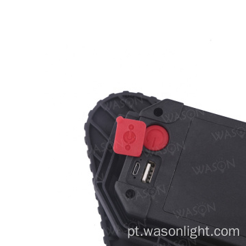 Wason Professional 30W COB+RED SMD USB Pesquisa recarregável Light Light Ultra Bright High Power LED Inpo inunda With Power Bank